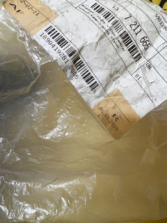 фото №6, Кронштейн кріплення камери ніч vision bmw 7 f01 f02 f04 новий oem