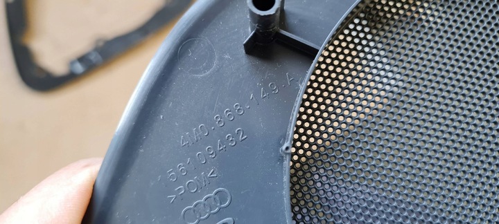 фото №11, Sq7 4m рестайлинг q7 накладка маскировочная накладка динамика потолок левая зад 4m0868149a