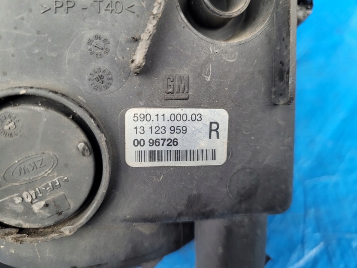 фото №10, Запчасти | vectra c signum галоген правое бампера перед gts 13123959