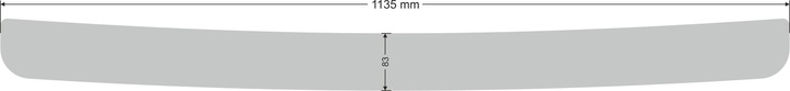 фото №8, Планка na бампер renault master ii 1998-2010