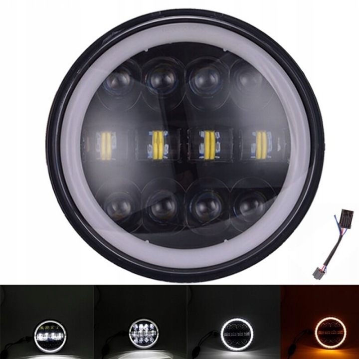 фото №10, Lada 4x4 niva фара передняя 7" полный led 1штуки