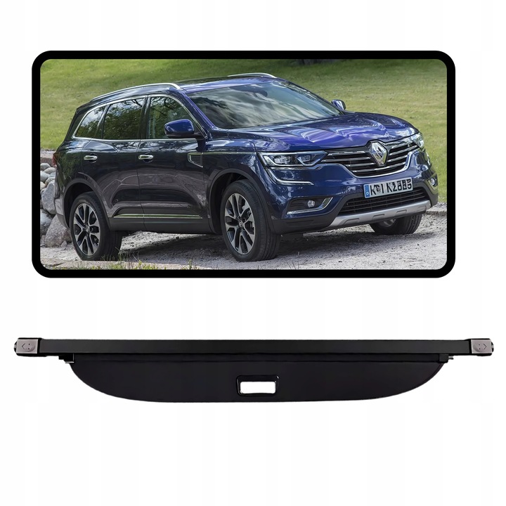 фото №1, Ролета багажника задняя renault koleos ii 2015+ чёрная новая