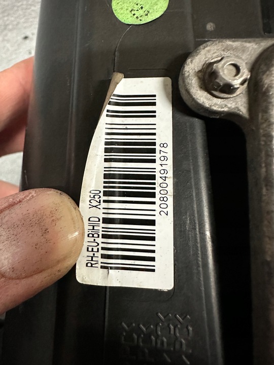 фото №15, Лампа jaguar xf рестайлинг x250 ксенон led 12 контактов европа правая