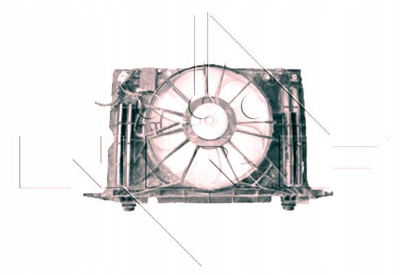 фото №1, Вентилятор радіатор nrf 1636122100 1671122150 163