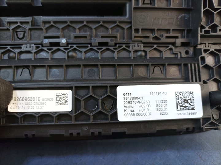 фото №7, Bmw 5 g30 g31 fl панель керування 7947868