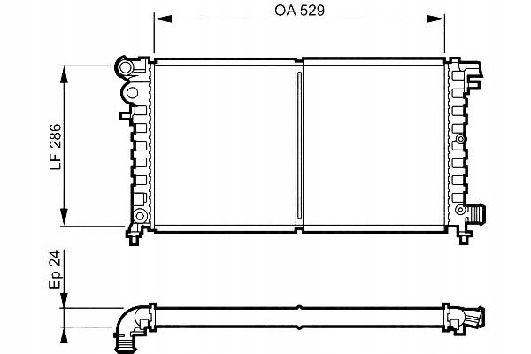 фото №1, Valeo радиаторов peugeot 106 1,5d 96- valeo