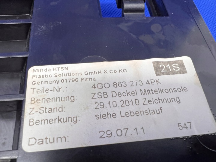 фото №5, Audi a6 a7 c7 4g пепельница dekor 4g8867410s пианино чёрный 1lq