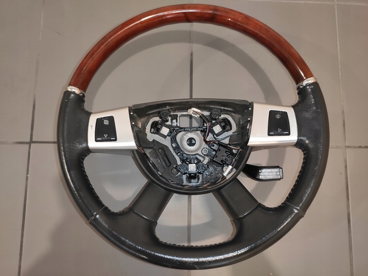 фото №13, Jeep grand cherokee wk wh commander рестайлинг руль мульти кожа дерево оригинал