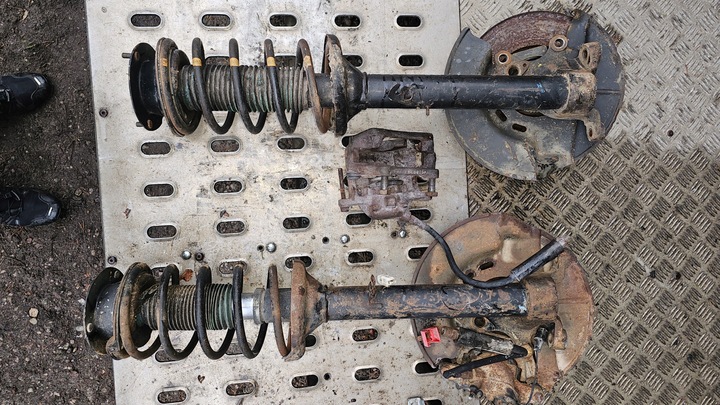 фото №6, Амортизатор mcpherson  поворотный кулак правая левая 51mm пружины bmw e30 толстая балка