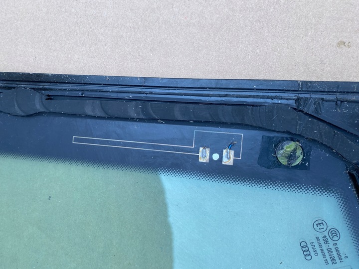 фото №8, Audi a4 b9 8w9 скло бокова кузовна ліва зад avant 8w9845297 оригінал