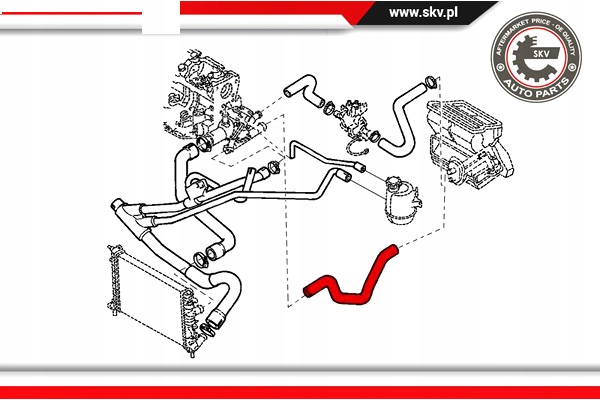 фото №9, Трубка  нагревателя 43skv801 # 1303 renault megane i 1.9 dti 1.9dci