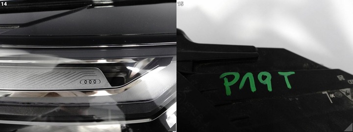 фото №12, Audi q5 sq5 ii 80a fy рестайлинг 21- matrix полный led лампа левая перед eu 035e