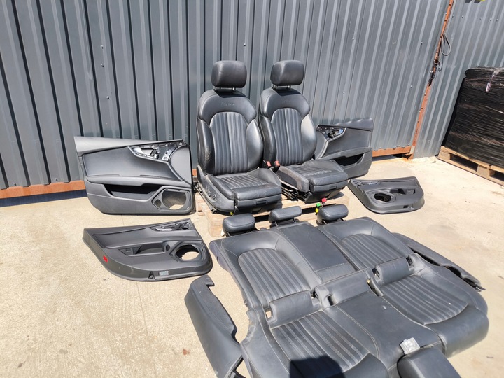 фото №15, Сидіння сидіння комплект s line audi a7 4g8 підігрів електрика 2010-2017 !!!