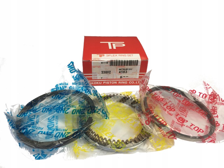 фото №1, Tp-japan 33892-std кільця поршневі md100467 mitsubishi 4g63 g63b