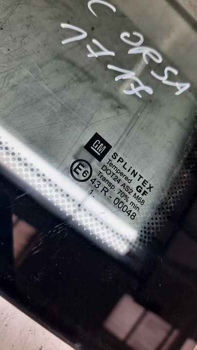 фото №2, Стекло кузовная правая opel corsa c 3 дверь