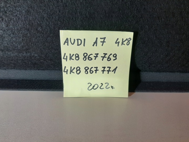 фото №9, Задня полиця багажника audi a7 s7 2022 4k8867769