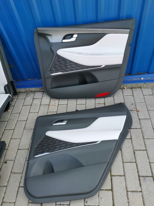 фото №11, Hyundai santa fe iv рестайлінг комплект сидінь шкіра сидіння диван обшивки 7 осіб