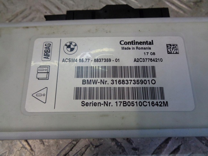 фото №5, Блок керування модуль подушок подушка безпеки bmw f30 f31 lci