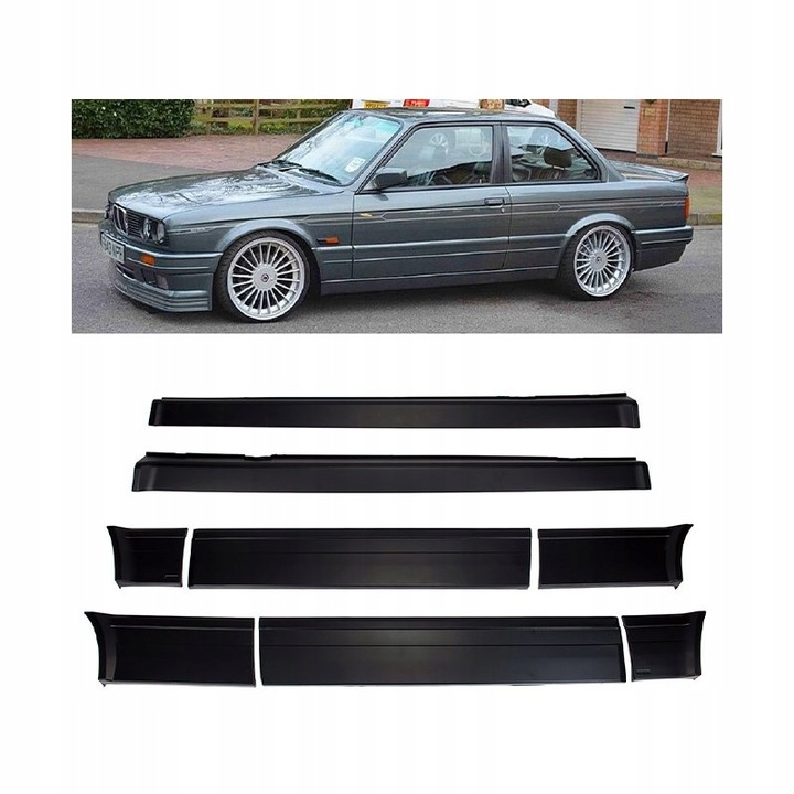 фото №9, Накладки бічні пластиковий m-tech 2 bmw e30 купе