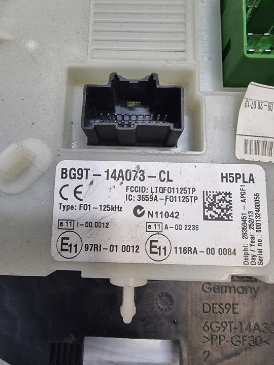 фото №5, Модуль bsi ford s-max рестайлінг 2,0 tdci mondeo mk4 рестайлінг bg9t-14a073-cl