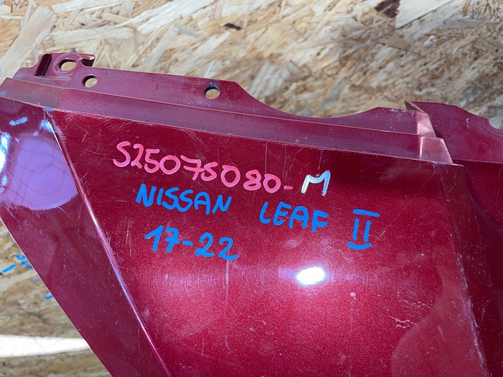 фото №15, Nissan leaf ii 2 ze1 17-22 решітка планка захист решітка бампера перед