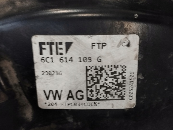 фото №11, Volkswagen polo 6r підсилювач насос гальмівна 6c1614105g