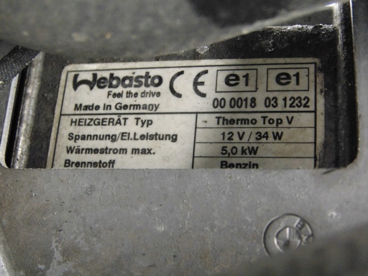 фото №10, Комплектні вебасто 9242144 4235391 4.4 v8 n63 bmw 7 f01 f02 f04 f10 f06 08-