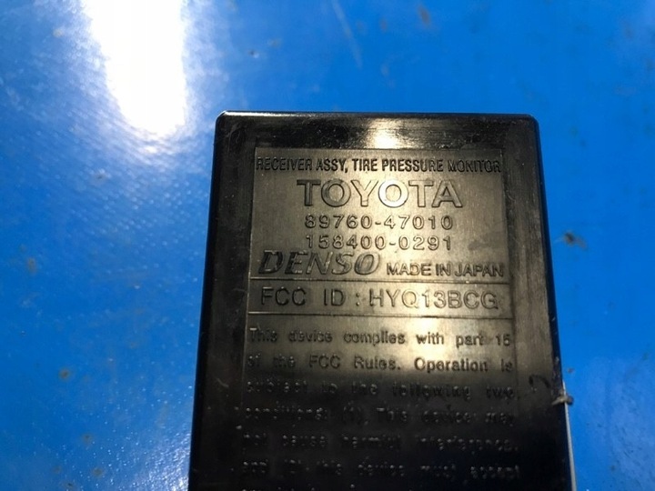 фото №2, Модуль моніторингу тиску w шинах toyota prius - 20 03-11 8976047010