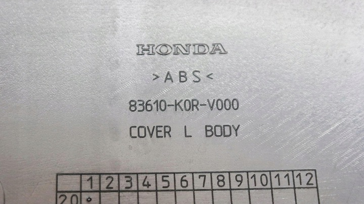 фото №6, Пластик захист обтікач скутер honda 83610-k0r