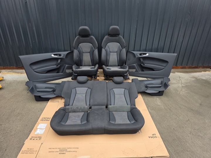 фото №1, Сиденье сиденья комплект audi a1 8x 8x3 3-дверь кожа+ материал оригинал !!!