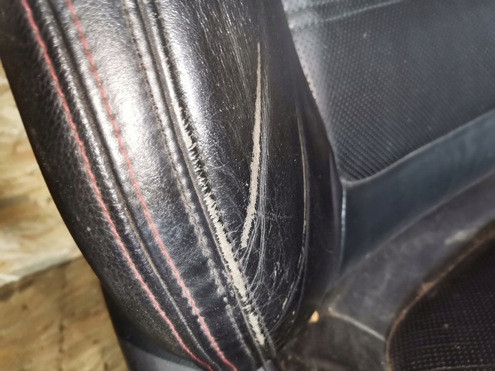 фото №10, Сидіння перед mazda 6 gj 12-19r шкіра червона nić