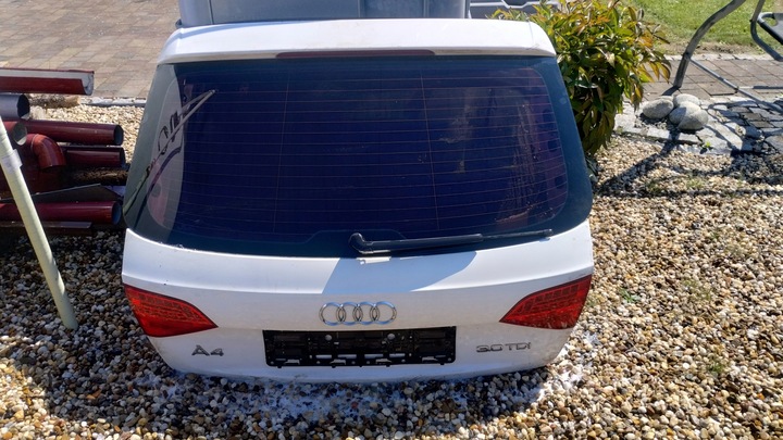 фото №1, Кришка зад задня багажника з скло audi a4 b8 універсал / avant біла