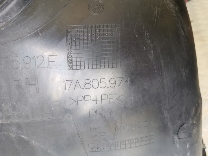 фото №6, Volkswagen jetta mk7 vii 19- usa подкрылок правые перед