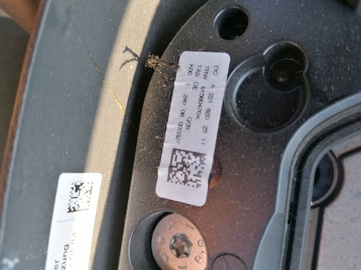 фото №7, Mercedes w221 руль подушка air bag модуль