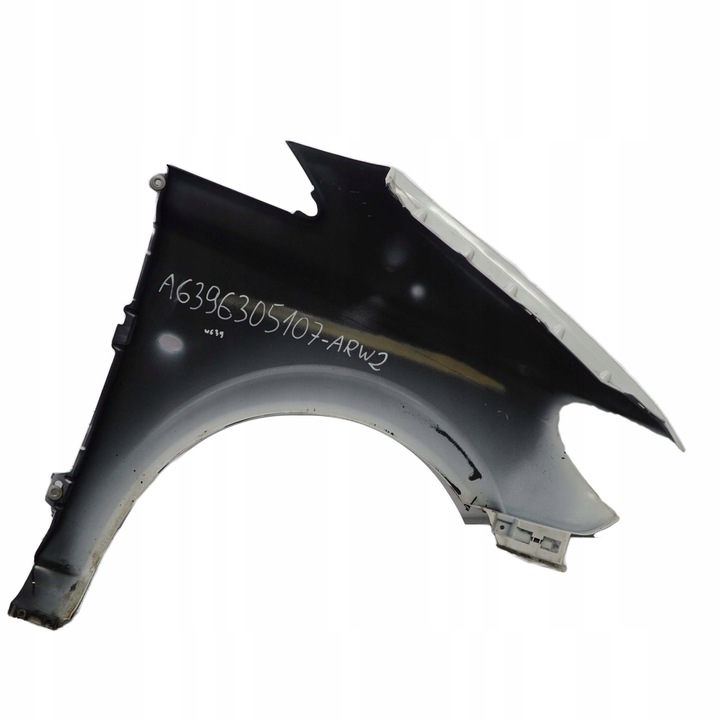 фото №11, Mercedes vito w639 крило лівий перед arctic білий білий - 9147