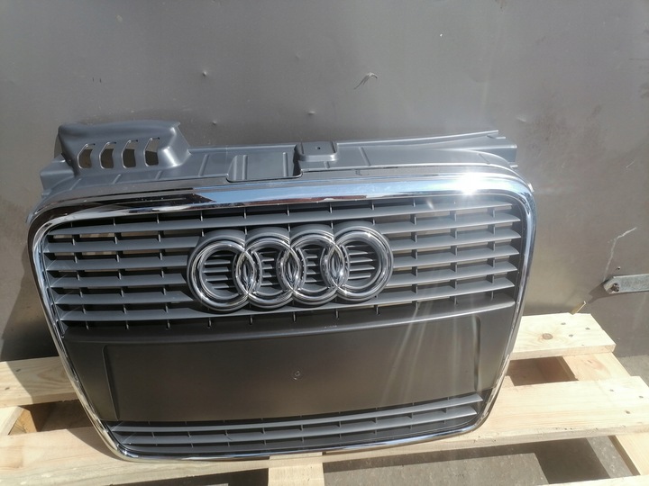 фото №2, Audi a4 b7 решітка середня решітка радіатора хром