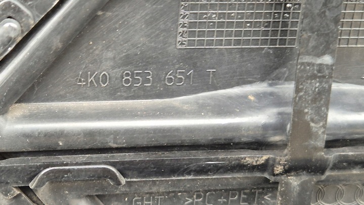 фото №10, Решётка радиатор решётка радиатора audi a6 c8 4k рестайлинг pdc оригинальный номер 4k0853651t чёрный оригинал