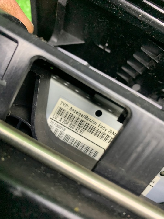 фото №4, Дисплей mercedes w204 a2048204297, a2046801231 монитор