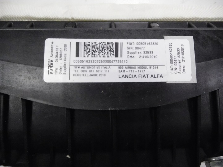 фото №11, Подушка pow, пассажира alfa romeo mito oem номер 50516232