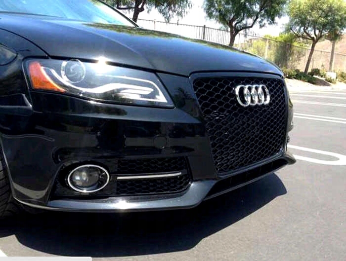 фото №6, Решётка радиатора решётка audi a4 b8 8k 2008-11 rs вид сота сота чёрный блеск