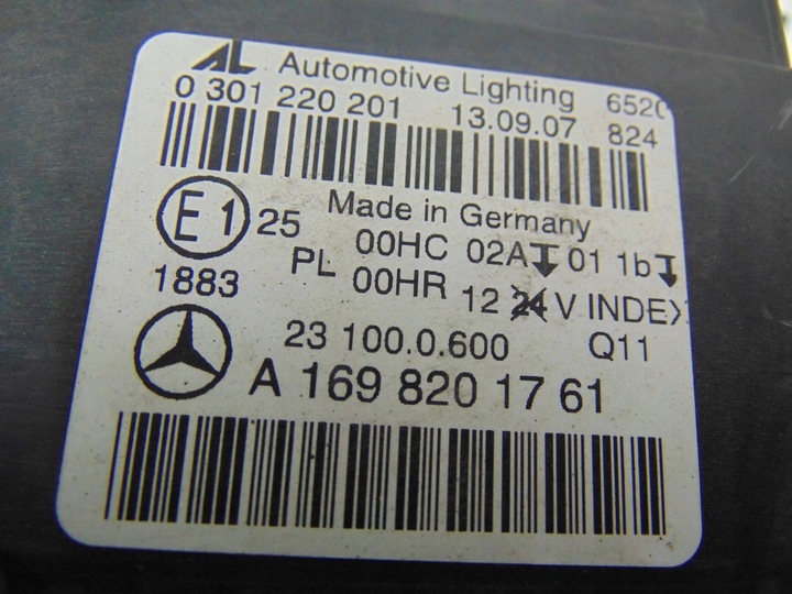 фото №14, Лампа ліва перед mercedes b клас w245 a1698201761 європа