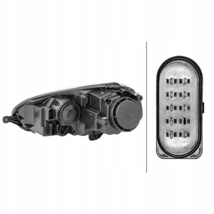 фото №4, Лампа vw golf v 03-04 фара правий