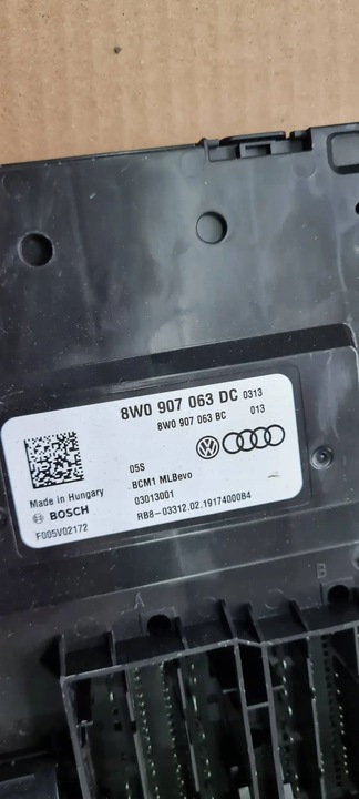 фото №9, A4 b9 8w модуль блок управления комфорта 8w0907063bc a5 8w