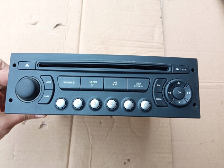 фото №1, Радио cd citroen c5 iii x7 07-11 9666968077