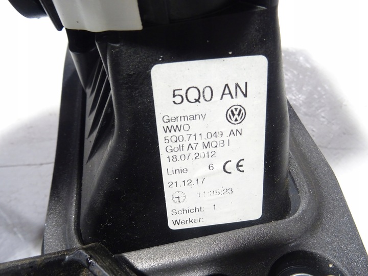 фото №10, Домкрат троси зміни 6 коробки передач vw golf vii 7 5g0 1.0 5q0711049an 5q0711061e