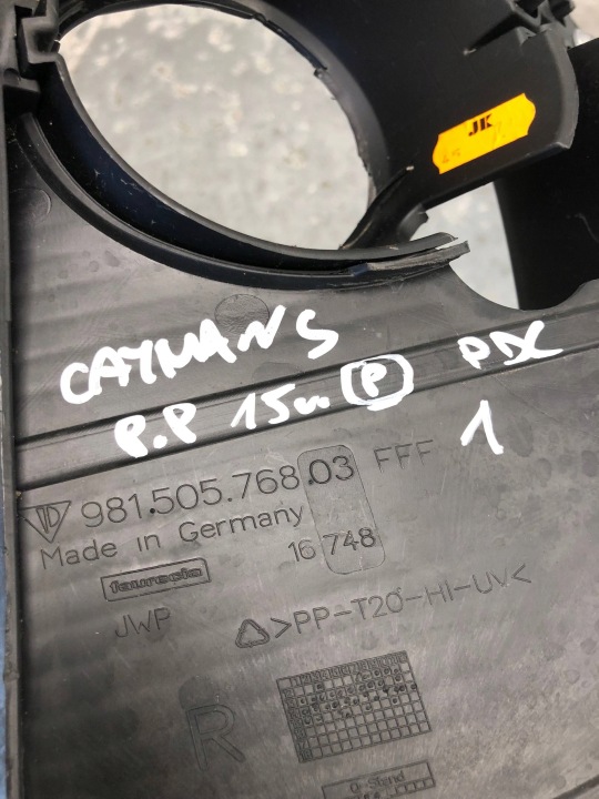 фото №8, Решітка галоген праве перед pdc porsche cayman s 98150556402