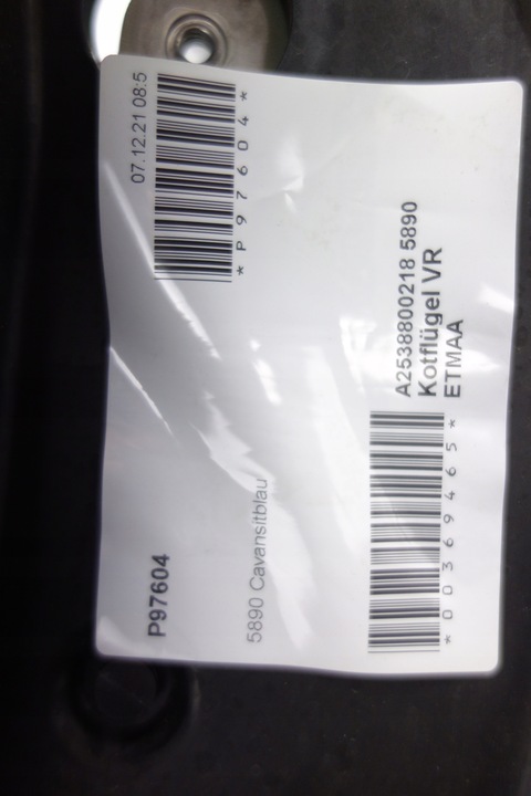 фото №6, Крило праві переднє mercedes w253 glc 890