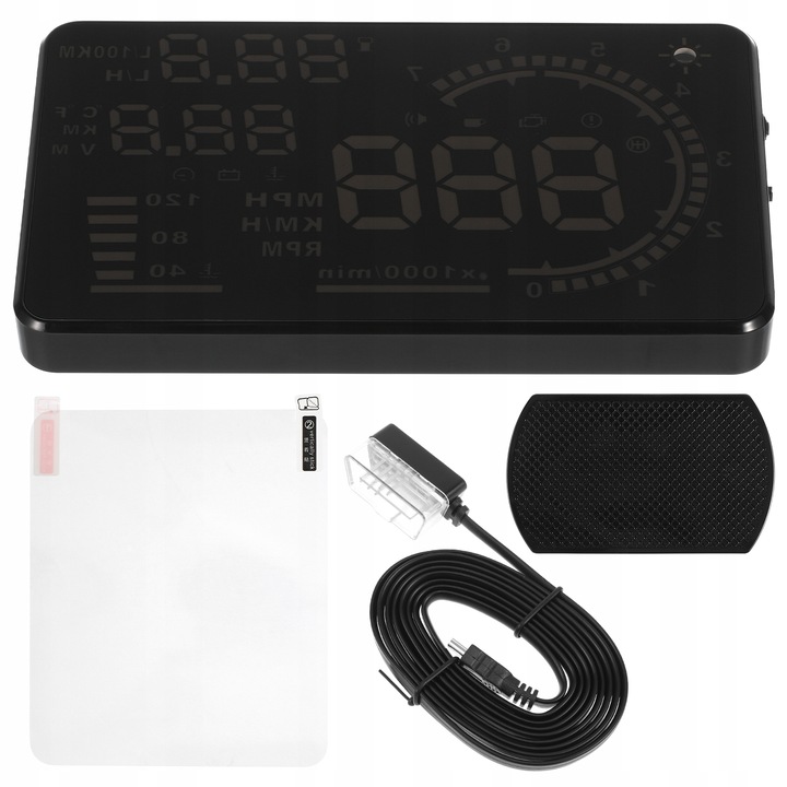 фото №14, Дисплей head up obd2 + gps smart