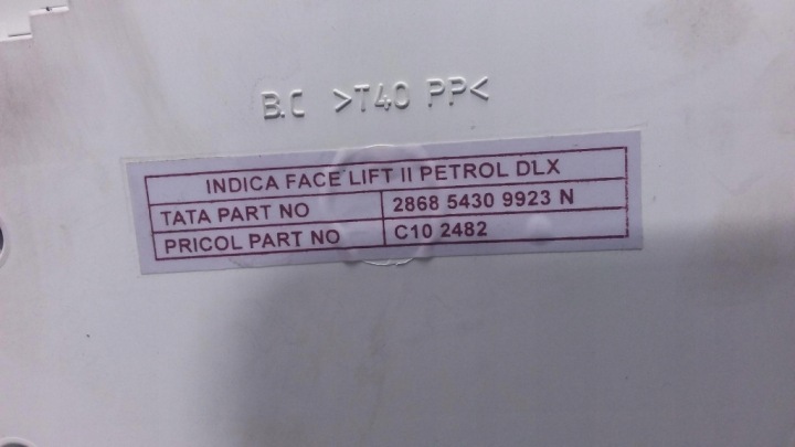 фото №6, Tata indica i рестайлинг панель приборов eu 28685430993n