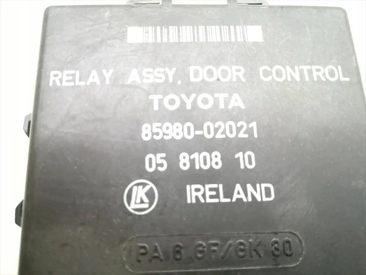 фото №11, Toyota corolla compact _e11_ реле керування скло 1.4 бензин 2000